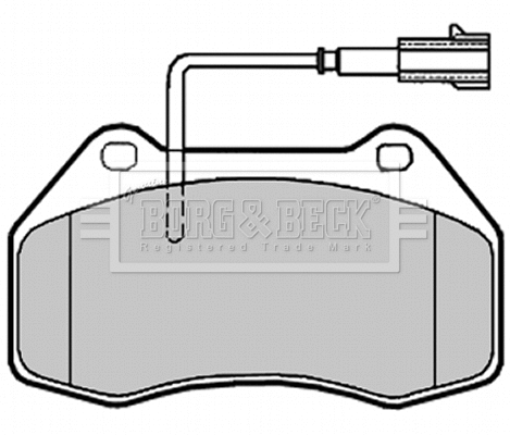 Brake Pad Set, disc brake (BBP2019)