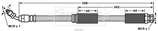 Brake Hose (BBH7905)