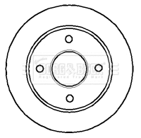 Brake Disc (BBD4954)