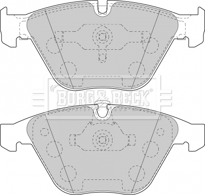 Brake Pad Set, disc brake (BBP1894)