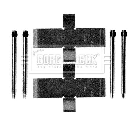 Accessory Kit, disc brake pad (BBK1189)