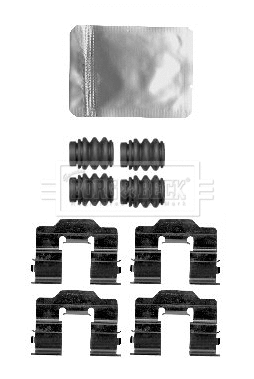 Accessory Kit, disc brake pad (BBK1604)