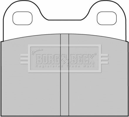 Brake Pad Set, disc brake (BBP1260)