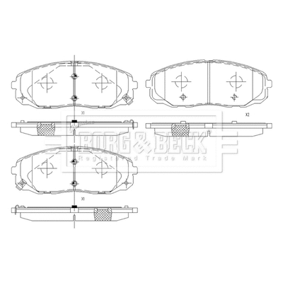 Brake Pad Set, disc brake