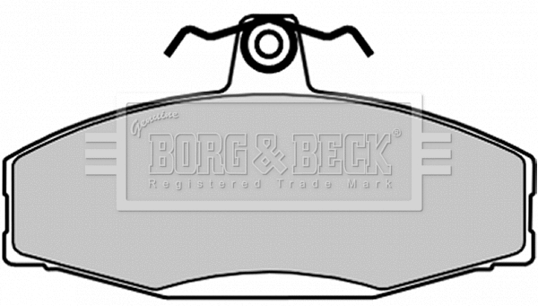 Brake Pad Set, disc brake (BBP1604)