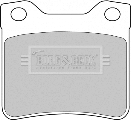 Brake Pad Set, disc brake (BBP1537)