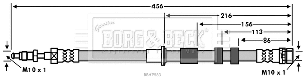 Brake Hose (BBH7583)