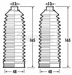 Bellow Kit, steering (BSG3341)