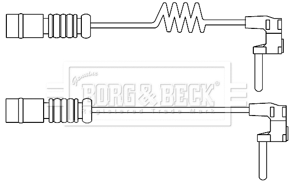 Warning Contact, brake pad wear (BWL3103)