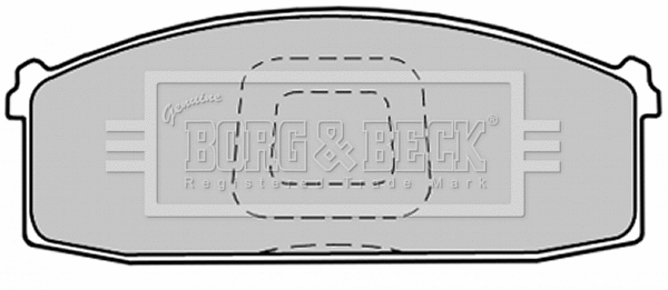 Brake Pad Set, disc brake (BBP1280)