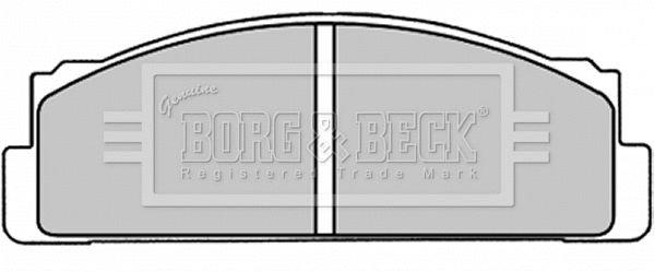 Brake Pad Set, disc brake (BBP1310)