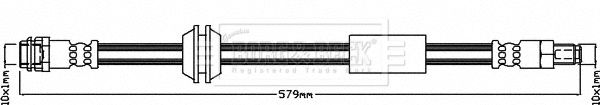 Brake Hose (BBH8654)