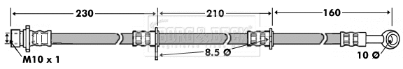 Brake Hose (BBH7448)