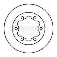 Brake Disc (BBD5725S)