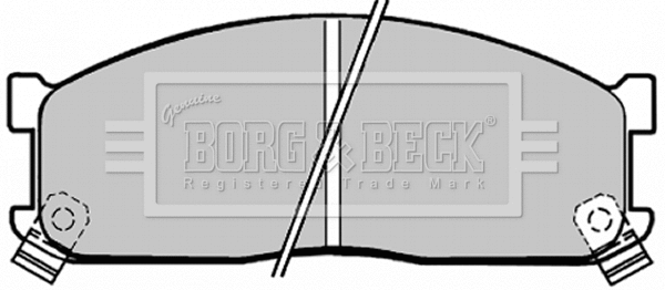 Brake Pad Set, disc brake (BBP1271)