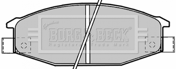 Brake Pad Set, disc brake (BBP1192)