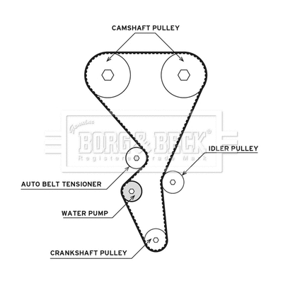 Water Pump & Timing Belt Kit (BTW1036)