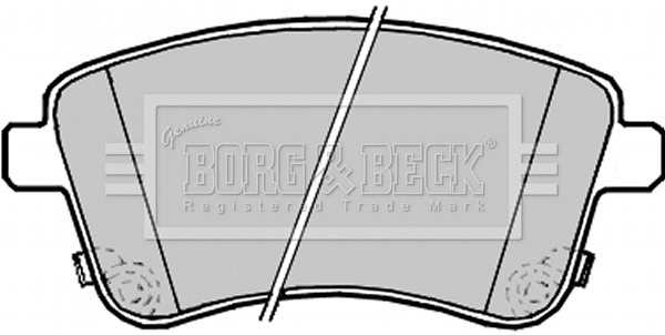 Brake Pad Set, disc brake (BBP2233)