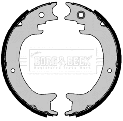 Brake Shoe Set, parking brake (BBS6476)