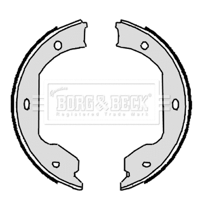 Brake Shoe Set, parking brake (BBS6332)