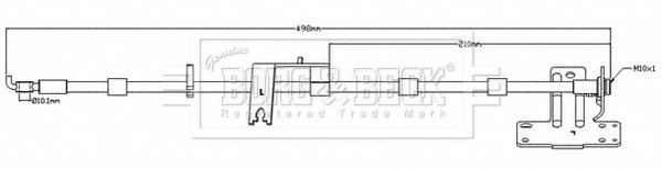 Brake Hose (BBH8686)