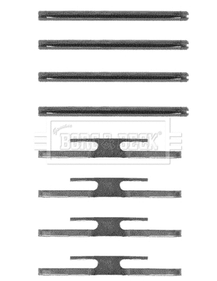 Accessory Kit, disc brake pad (BBK1118)