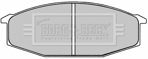 Brake Pad Set, disc brake (BBP1245)