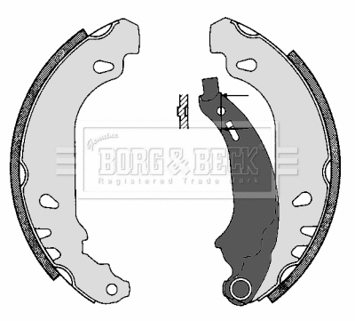 Brake Shoe Set (BBS6283)