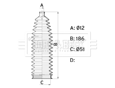 Bellow Kit, steering