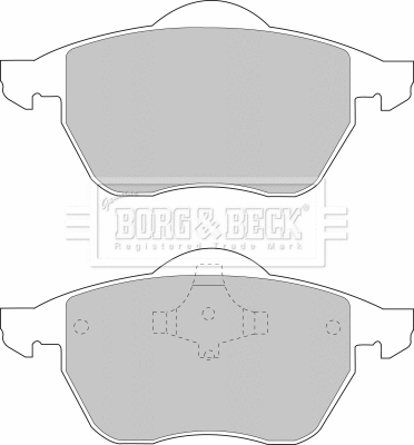 Brake Pad Set, disc brake (BBP1575)