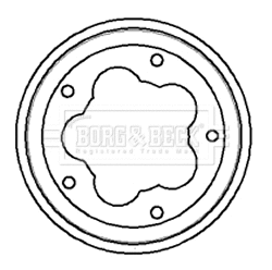 Brake Drum (BBR7016)