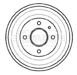 Brake Drum (BBR7015)