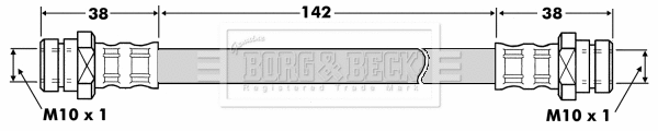 Brake Hose (BBH7506)