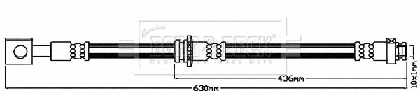 Brake Hose (BBH8004)