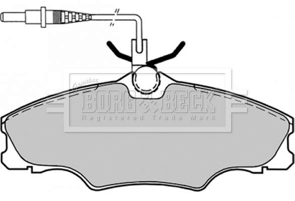 Brake Pad Set, disc brake (BBP1459)