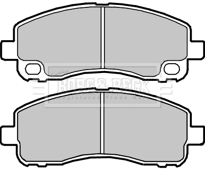 Brake Pad Set, disc brake (BBP2351)