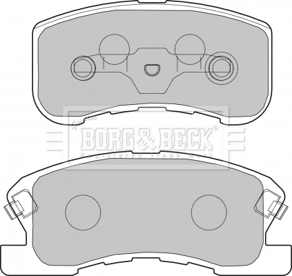Brake Pad Set, disc brake (BBP1434)