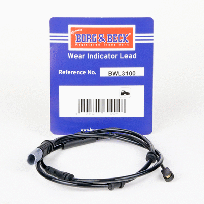 Warning Contact, brake pad wear
