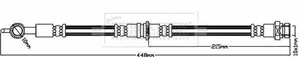 Brake Hose (BBH8006)