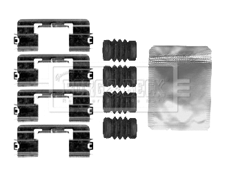 Accessory Kit, disc brake pad (BBK1579)