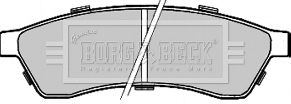 Brake Pad Set, disc brake (BBP2211)