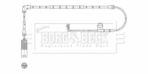 Warning Contact, brake pad wear (BWL3211)