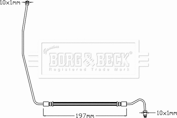 Brake Hose (BBH8327)