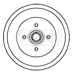 Brake Drum (BBR7066)