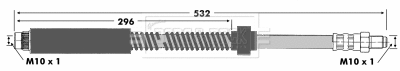 Brake Hose (BBH6682)