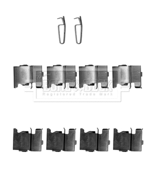 Accessory Kit, disc brake pad (BBK1338)