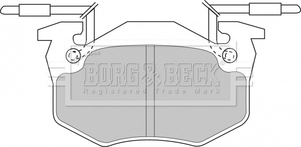 Brake Pad Set, disc brake (BBP1306)