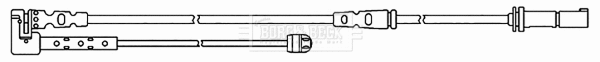 Warning Contact, brake pad wear (BWL3142)