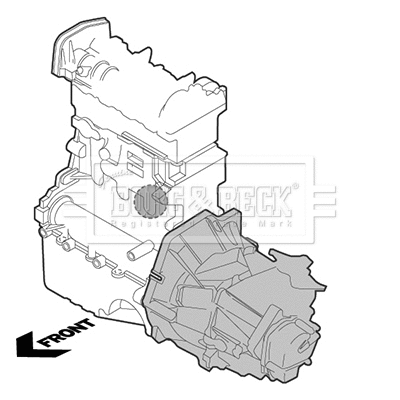 Mounting, engine