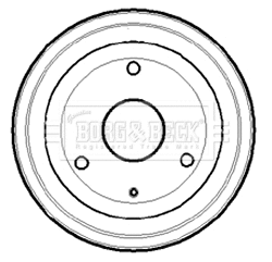 Brake Drum (BBR7073)